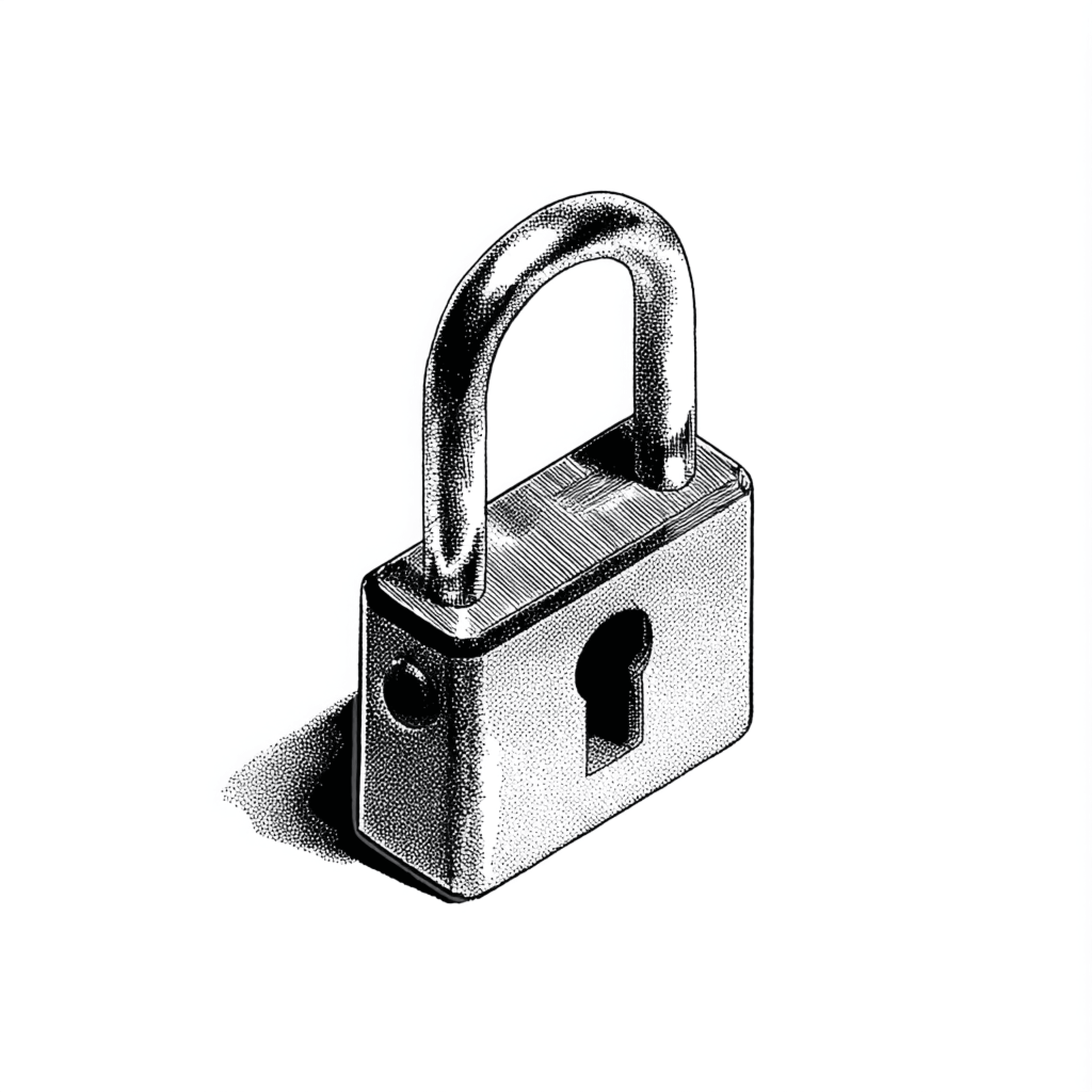 Padlock illustration